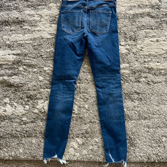 American eagle size 6 super stretch super high rise jeggings - Picture 2 of 4